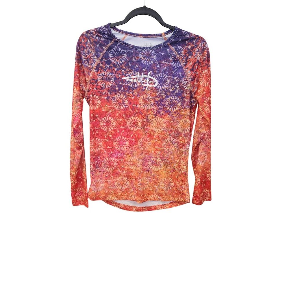 Reel Life Sun Ray Defender Series Womens Medium Long Sleeve Shirt UPF 50+ Sundia